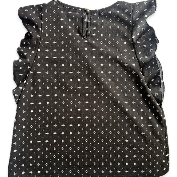 Stylish Black and White Women's Blouse - Picture 2 of 3